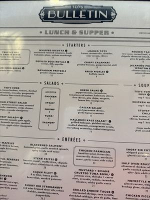 Menu photo 4 Ted's Bulletin Reston Reston, VA
