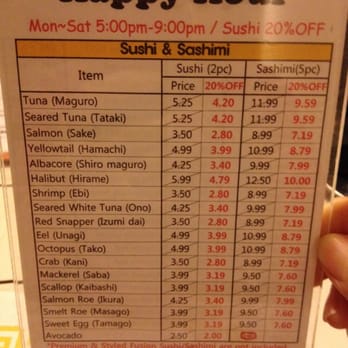 Sushi Boom - Happy Hour menu - Sushi Bars Near Me - Orange, California Sushi Boom - Happy Hour menu - Sushi Bars Near Me - Orange, California