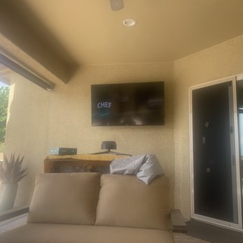 Tucson Tech Guy - Installation of TV on wall.  Great JOB! - Security Systems Near Me