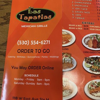 Las Tapatias - Menu again. - Mexican Near Me - Chico, California Las Tapatias - Menu again. - Mexican Near Me - Chico, California