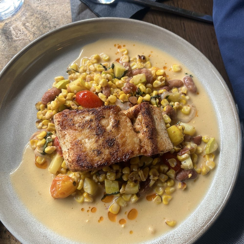 Two Urban Licks - Hawaiian wahoo with succotash - Bars Near Me - Atlanta, Georgia Two Urban Licks - Hawaiian wahoo with succotash - Bars Near Me - Atlanta, Georgia