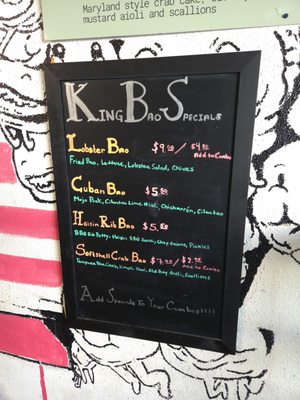 Menu photo 2 King Bao Orlando, FL