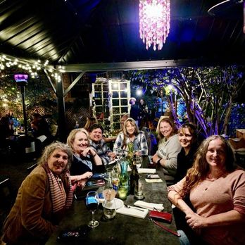 Luna Trattoria - Patio seating with live music and my 6 best friends - Italian Near Me - Mendocino, California Luna Trattoria - Patio seating with live music and my 6 best friends - Italian Near Me - Mendocino, California
