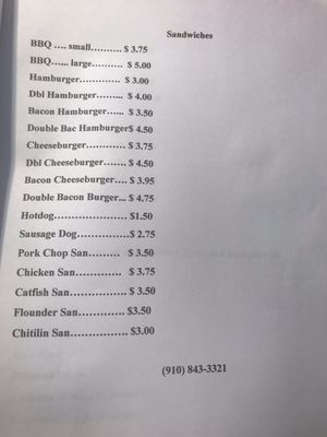 Menu photo 5 E & H Barbeque Hut Shannon, NC Menu photo 5 E & H Barbeque Hut Shannon, NC
