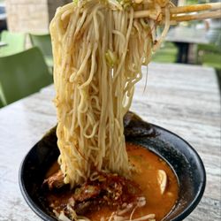 Poke Ramen Asian Soul Kitchen - That noodle pull tho.
