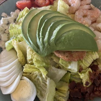 Glasspar - Shrimp and scallop Cobb - Seafood Near Me - Dana Point, California Glasspar - Shrimp and scallop Cobb - Seafood Near Me - Dana Point, California