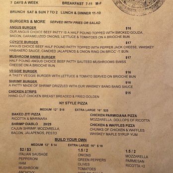Whiskey Kitchen - Menu - Bars Near Me - Mt Dora, Florida