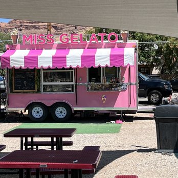 Miss Gelato - Outside truck. - Ice Cream & Frozen Yogurt Near Me - Moab, Utah