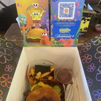 Cris and John - SpongeBob meal/ seaweed smash burger meal - Vietnamese Near Me - Dallas, Texas Cris and John - SpongeBob meal/ seaweed smash burger meal - Vietnamese Near Me - Dallas, Texas