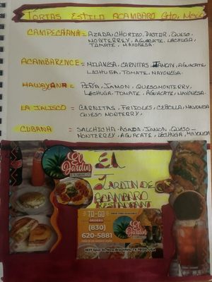 Menu photo 2 El Jardin New Braunfels, TX Menu photo 2 El Jardin New Braunfels, TX