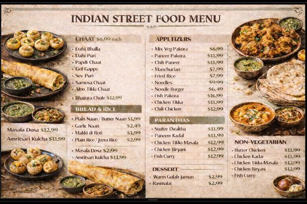 Menu photo 2 Indian Grocery and Chaat Modesto, CA