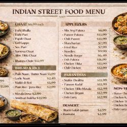 Indian Grocery and Chaat - Menu