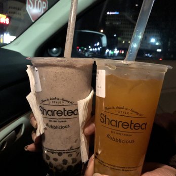 Sharetea - Oreo Ice Blend and Mango & Passion Fruit Green Tea - Coffee & Tea Near Me - Sandy Springs, Georgia Sharetea - Oreo Ice Blend and Mango & Passion Fruit Green Tea - Coffee & Tea Near Me - Sandy Springs, Georgia
