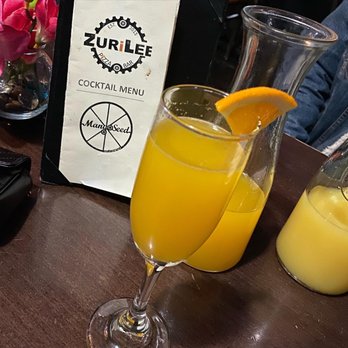MangoSeed Restaurant - Mango Mimosas - Caribbean Near Me - Brooklyn, New York