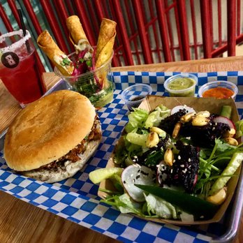 Le Central - Margherita, Taquitos, Torta Pastor, Coriander Salad from Bonita's - Desserts Near Me - Montreal, Quebec