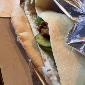 Petra - Chicken Shawarma Sandwich - Mediterranean Near Me - San Luis Obispo, California Petra - Chicken Shawarma Sandwich - Mediterranean Near Me - San Luis Obispo, California