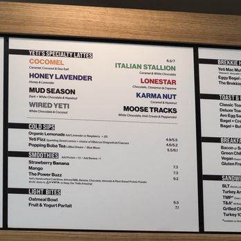 Yeti’s Grind - Menu - Breakfast & Brunch Near Me - Vail, Colorado Yeti’s Grind - Menu - Breakfast & Brunch Near Me - Vail, Colorado