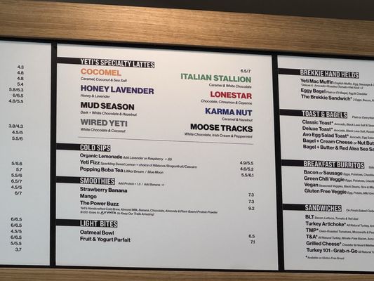 Menu photo 3 Yeti’s Grind Vail, CO Menu photo 3 Yeti’s Grind Vail, CO