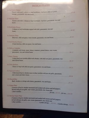 Menu photo 3 La Casita Onalaska, TX Menu photo 3 La Casita Onalaska, TX