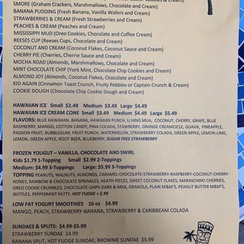 Jack's Shack - Menu - Ice Cream & Frozen Yogurt Near Me - Sun City Center, Florida
