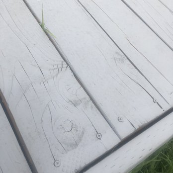 Tree and Landscape Pros - Boards already cracking/paints literally melting off - Landscaping Near Me Tree and Landscape Pros - Boards already cracking/paints literally melting off - Landscaping Near Me