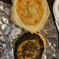 Downtown Dawgs - Veggie burger made into the rowdy Reuben.