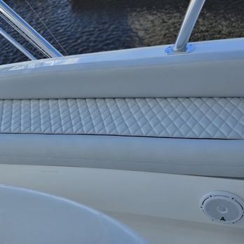 GG Custom Canvas - Diamond Bridge cushions with knee roll - Boat Repair Near Me - Stuart, Florida GG Custom Canvas - Diamond Bridge cushions with knee roll - Boat Repair Near Me - Stuart, Florida