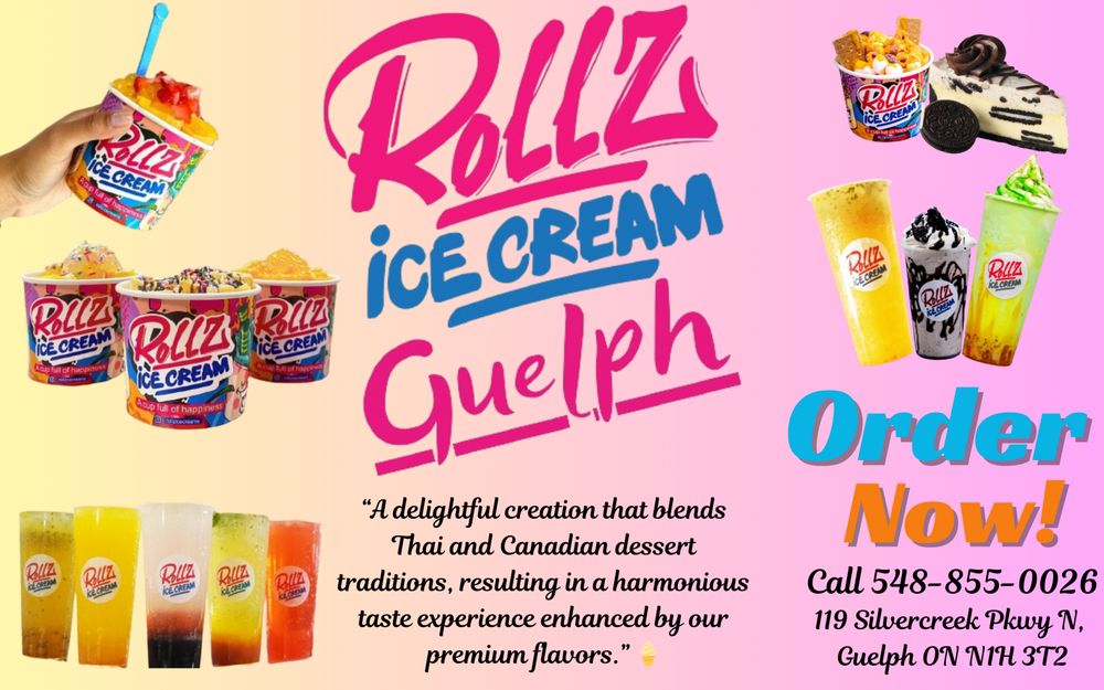 ROLLZ ICE CREAM Updated September 2024 119 Silvercreek Pkwy N