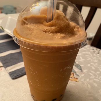 Ono Korean Barbeque - Thai Iced Tea - Bubble Tea (16 oz) - Korean Near Me - Matawan, New Jersey