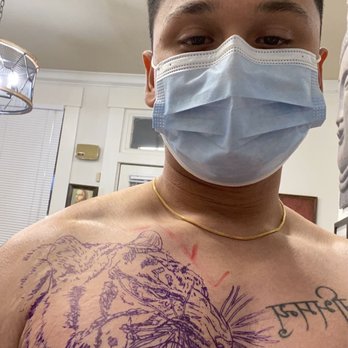 Phong Tattoo - Initial design - Piercing Near Me - Carmel, Indiana
