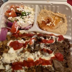 Mr. Greek Donair Shop - Mixed plate $18 after tax. March 2026