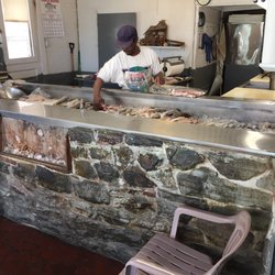 Morehead Seafood Market & Restaurant - Early spring selection of flounder, trout, mullet and more.