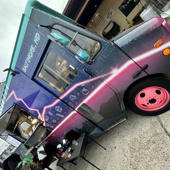 Fuzzies Burgers - a truck parked on the side of the road - Food Trucks Near Me