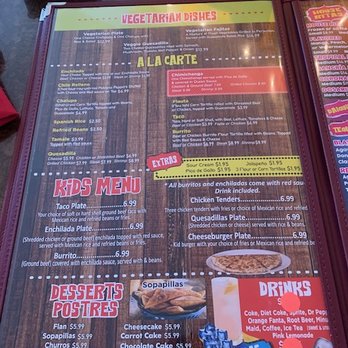 Reyes Mexican Grill - Menu 3. - Mexican Near Me - Cleveland, Texas
