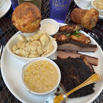 Salt + Smoke - Ribs, brisket, and wings with Mac & cheese and corn - Barbeque Near Me - Saint Charles, Missouri