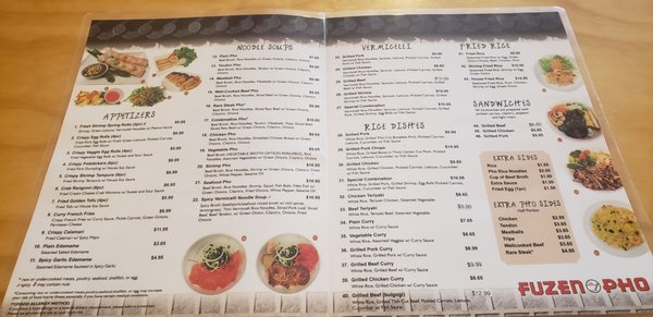 Menu photo 4 Fuzen Pho Henderson, NV