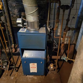 Evergreen HVAC Comfort Solutions - This is a steam boiler that I performed some maintenance on. A new exhaust damper, a thorough cleaning, and she was back up and running! - Heating & Air Conditioning/HVAC Near Me Evergreen HVAC Comfort Solutions - This is a steam boiler that I performed some maintenance on. A new exhaust damper, a thorough cleaning, and she was back up and running! - Heating & Air Conditioning/HVAC Near Me