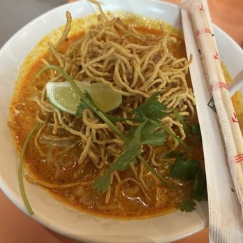 Top Thai Cuisine - C7. Khao Soi "Northern Thai Curry Noodles" - Thai Near Me - Northridge, California Top Thai Cuisine - C7. Khao Soi "Northern Thai Curry Noodles" - Thai Near Me - Northridge, California