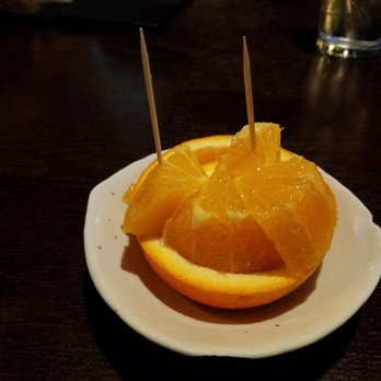 Sushi Tri - Free orange as dessert...so sweet! - Sushi Bars Near Me - Novato, California