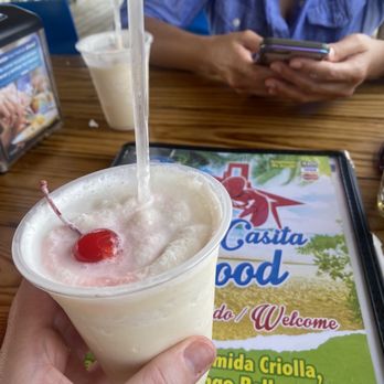 Mi Casita Seafood - Piña colada - Puerto Rican Near Me - Loíza, Puerto Rico