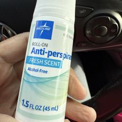Houston Methodist Breast Care Center at Willowbrook - Complimentary deodorant. Since you are not supposed to use lotion or deodorant prior to the mammogram, they offer it after you are done.