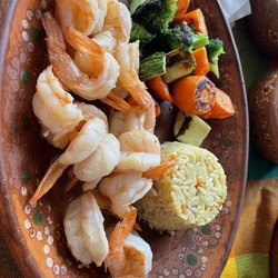 La Parrilla de Villa - Shrimp platter