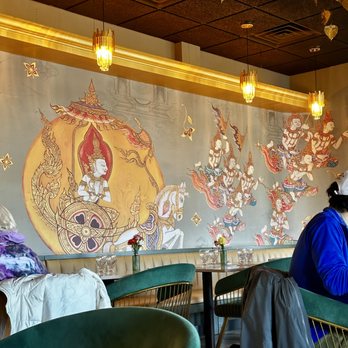Phirom - Lavish mural. - Thai Near Me - Plainsboro, New Jersey