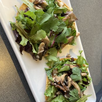 Bazille at Nordstrom - Mushroom tostadas - New American Near Me - Jacksonville, Florida Bazille at Nordstrom - Mushroom tostadas - New American Near Me - Jacksonville, Florida
