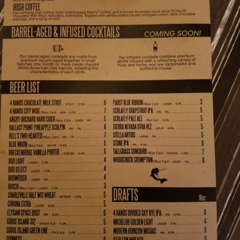 Narwhal's Crafted - Menu side 2 - Cocktail Bars Near Me - Saint Louis, Missouri