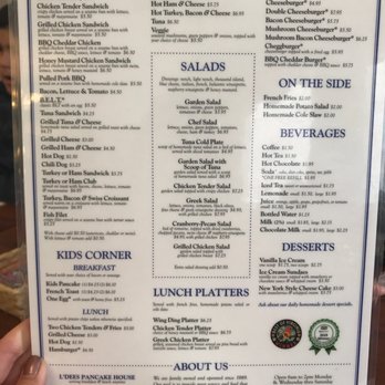 L 'Dees Pancake House - Menu - Breakfast & Brunch Near Me - Front Royal, Virginia L 'Dees Pancake House - Menu - Breakfast & Brunch Near Me - Front Royal, Virginia