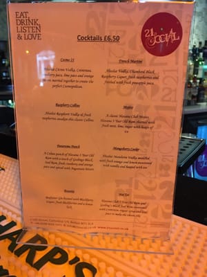 Menu photo 2 21 Social Belfast, BFS