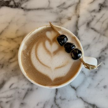CasaDamí - Casadami Latte (black cherry mocha) - Modern European Near Me - Newport Beach, California CasaDamí - Casadami Latte (black cherry mocha) - Modern European Near Me - Newport Beach, California