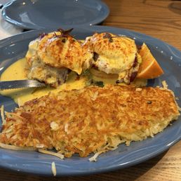 Eggs Benedict with Hash browns