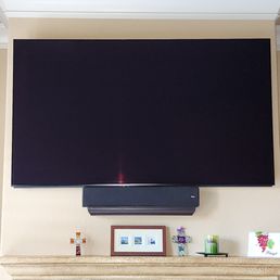 Left side of Tv lower than right side